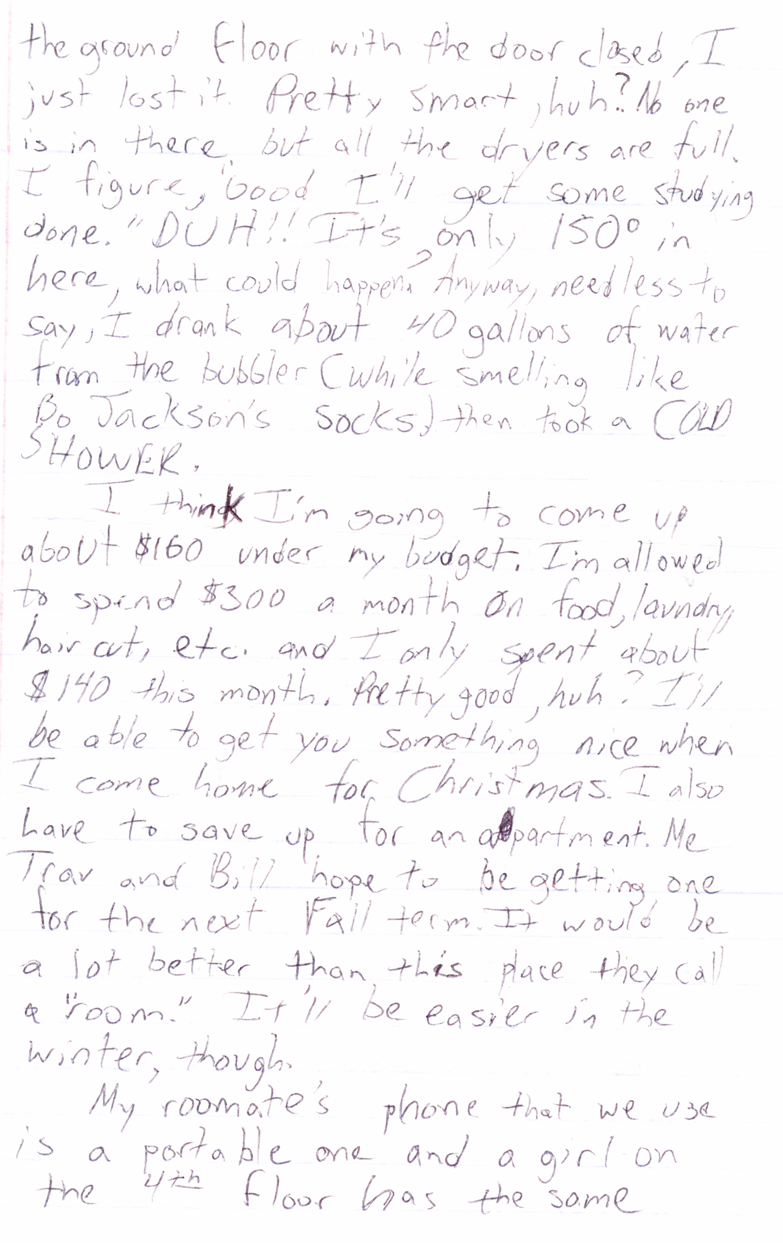 “Think of School as Your Harvest”: Jack Vigliatura’s Letter Home, September 19, 1991
