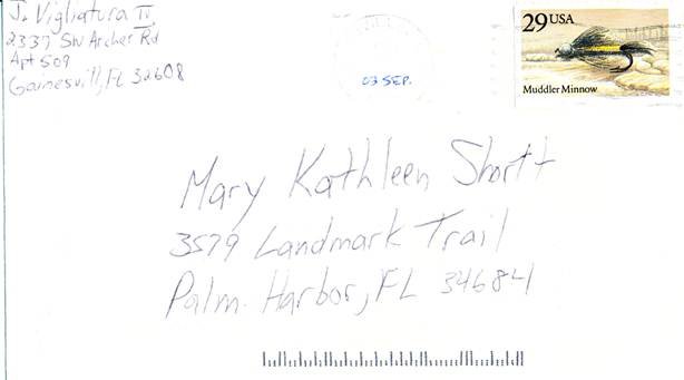 Echoes from Gatorwood: Jack Vigliatura’s Letter Home, September 3, 1992